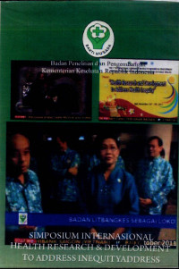 Image of The 1st International Symposium on Health Research & Development and The 3rd Western Pasific Regional Conference on Public Health : Health Research and Development to Address Health Inequity at Metro TV, Rabu 7 Desember 2011 by PT Asya Dwi Sekawan