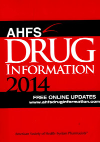 Image of AHFS Drug information 2014