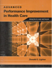 Image of Advanced Performance Improvement in Health Care : Principles and Methods