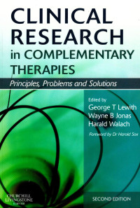 Image of Clinical research in complementary therapies: principles, problems and solutions