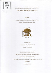 Image of Faktor Risiko Makrosomia di Indonesia Analisis Data Riskesdas Tahun 2013