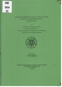 Image of Aksesibilitas Terhadap Utilisasi Fasilitas Layanan Kesehatan Dasar di Provinsi Papua (Riskesdas 2013)