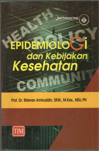 Image of Epidemiologi dan Kebijakan Kesehatan