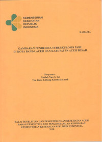 Image of Gambaran Penderita Tuberkulosis Paru di Kota Banda Aceh dan Kabupaten Aceh Besar