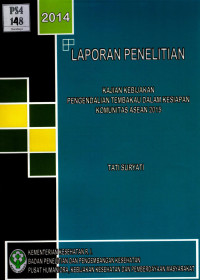 Image of Kajian kebijakan pengendalian tembakau dalam kesiapan komunitas Asean 2015