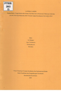 Image of Laporan Akhir Kajian Berat, Tinggi Badan dan Status Gizi Data Survei Konsumsi Makanan Individu (SKMI) 2014 dan Riskesdas 2013 terkait Angka Kecukupan Gizi (AKG) 2013