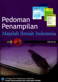 Image of Pedoman Penampilan Majalah Ilmiah Indonesia