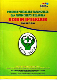 Image of Panduan Pengadaan Barang/Jasa Dan Administrasi Keuangan Risbin Iptekdok Tahun 2016