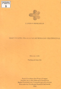 Image of Riset Model Pelayanan Kesehatan Tradisional