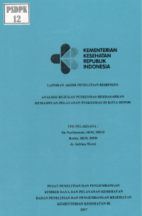 Image of Analisis Rujukan Puskesmas Berdasarkan Kemampuan Pelayanan Puskesmas di Kota Depok. (Risbinkes)
