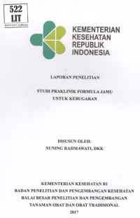 Image of Studi Praklinik Formula Jamu untuk Kebugaran.