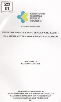 Image of Uji Klinis Formula Jamu Temulawak, Kunyit, dan Meniran terhadap Kebugaran Jasmani.