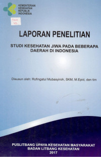 Image of Studi Kesehatan Jiwa pada Beberapa Daerah di Indonesia