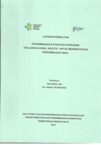 Image of Laporan Penelitian Pengembangan Strategi Intervensi 