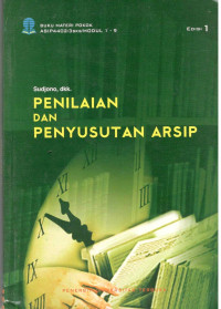 Image of Penilaian dan Penyusutan Arsip