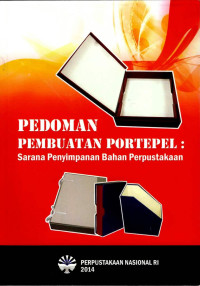 Image of Pedoman Pembuatan Portepel : Sarana Penyimpanan Bahan Perpustakaan