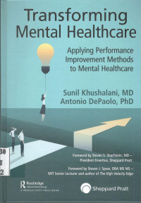 Image of Transforming Mental Healthcare : Applying Performance Improvement Methods to Mental Healthcare