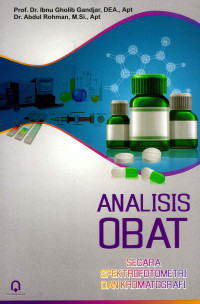 Image of Analisis obat: secara spektrofotometri dan kromatografi