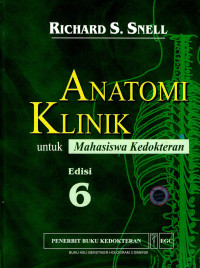 Image of Anatomi klinik: untuk mahasiswa kedokteran