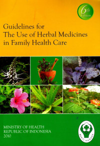 Image of Guidelines for the use of herbal medicines in family health care