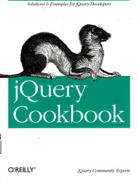 Image of jQuery cookbook: jQuery community experts