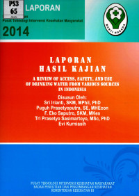 Image of A review of access, safety, and use of drinking water from various sources in Indonesia (hasil kajian)