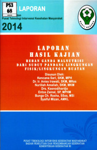 Image of Beban ganda malnutrisi dari sudut pandang lingkungan fisik/lingkungan buatan