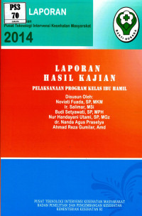 Image of Pelaksanaan program kelas ibu hamil (hasil kajian)
