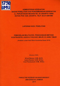 Image of Pemodelan multilevel pepenggunaan metode kontrasepsi jangka panjang (MKJP) di Jawa Timur (analisis lanjut Riskesdas 2013)