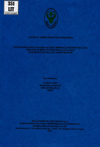 Image of Studi keragaman ANopheless spp pada berbagai ekosistem yang dikaitkan pemanfaatan lahan di kabupaten Sigi, Sulawesi Tengah (risbinkes)