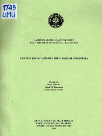 Image of Faktor Risiko Anemia Ibu Hamil di Indonesia (Analisis Lanjut)