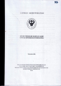 Image of Study preklirik ramuan jamu untuk hiperkolesterolemia