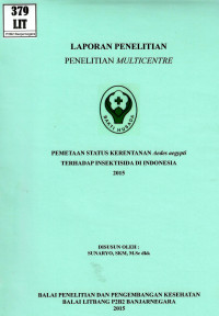 Image of Pemetaan Status Kerentanan Aedes aegypti terhadap Insektisida di Indonesia 2015