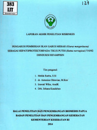 Image of Pengaruh Pemberian Ikan Gabus Merah (Giurus margaritacea) sebagai Hepatoprotektor pada Tikus Putih (Rattus norvegicus) yang Diinduksi Rifampisin