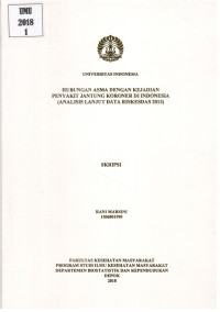 Image of Hubungan Asma dengan Kejadian Penyakit Jantung Koroner di Indonesia (Analisis Lanjut Data Riskesdas 2013)