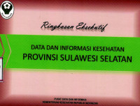 Image of Data dan informasi kesehatan provinsi Sulawesi Selatan: ringkasan eksekutif
