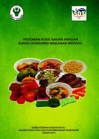 Image of Pedoman Kode Bahan Pangan Survei Konsumsi Makanan Individu