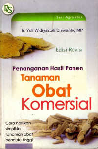 Image of Penanganan hasil panen tanaman obat komersial